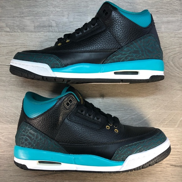 🚫 SOLD 🚫 NIKE Jordan 3 Retro Rio Teal (GS) - Picture 2 of 13